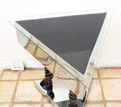 Italian Stainless Steel “Zebra” Planter/Cooler