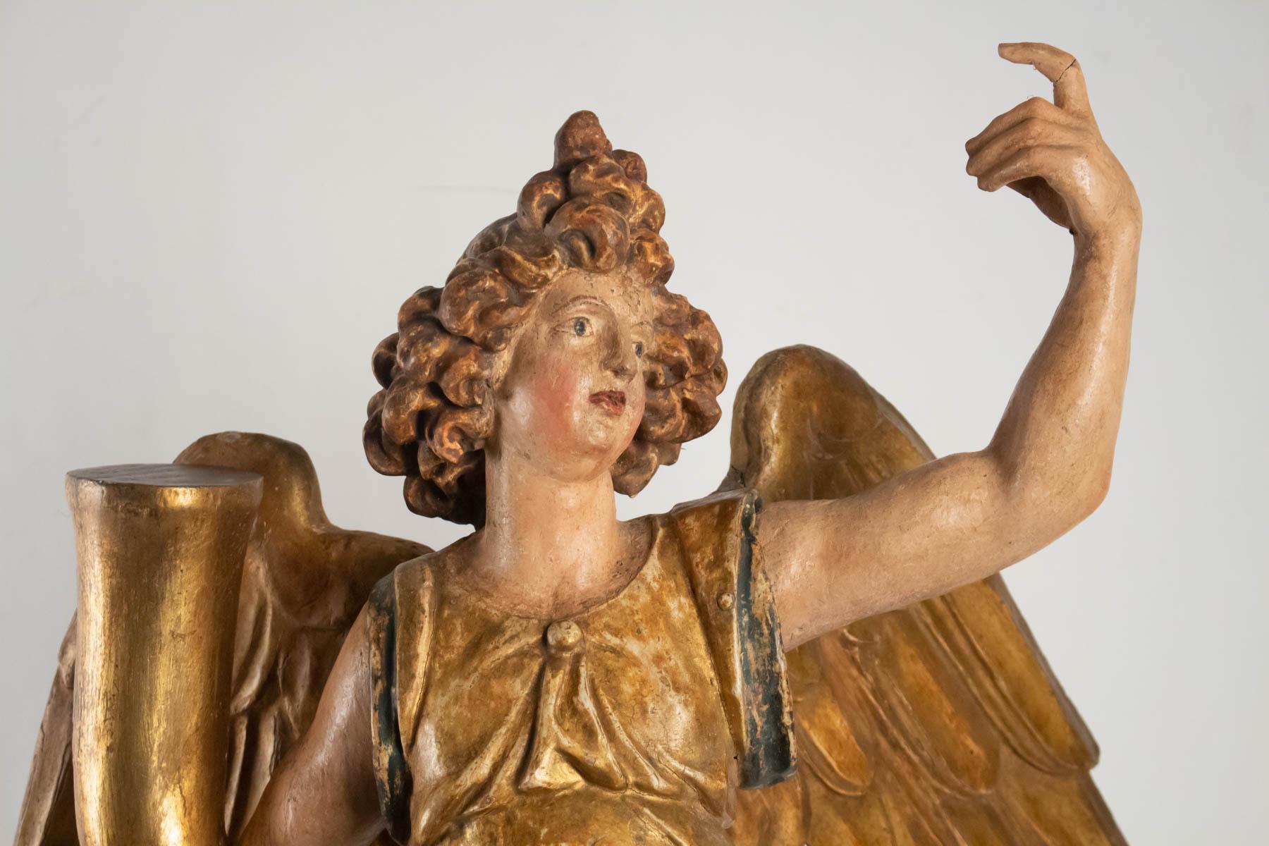Italian Statue, 17th Century In Excellent Condition For Sale In Saint-Ouen, FR