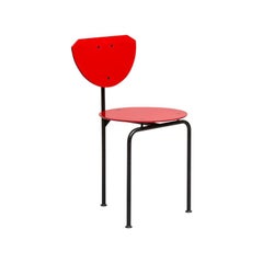Italian Steel and MDF Alien Chair by Carlo and Gianni Forcolini for Alias, 1982