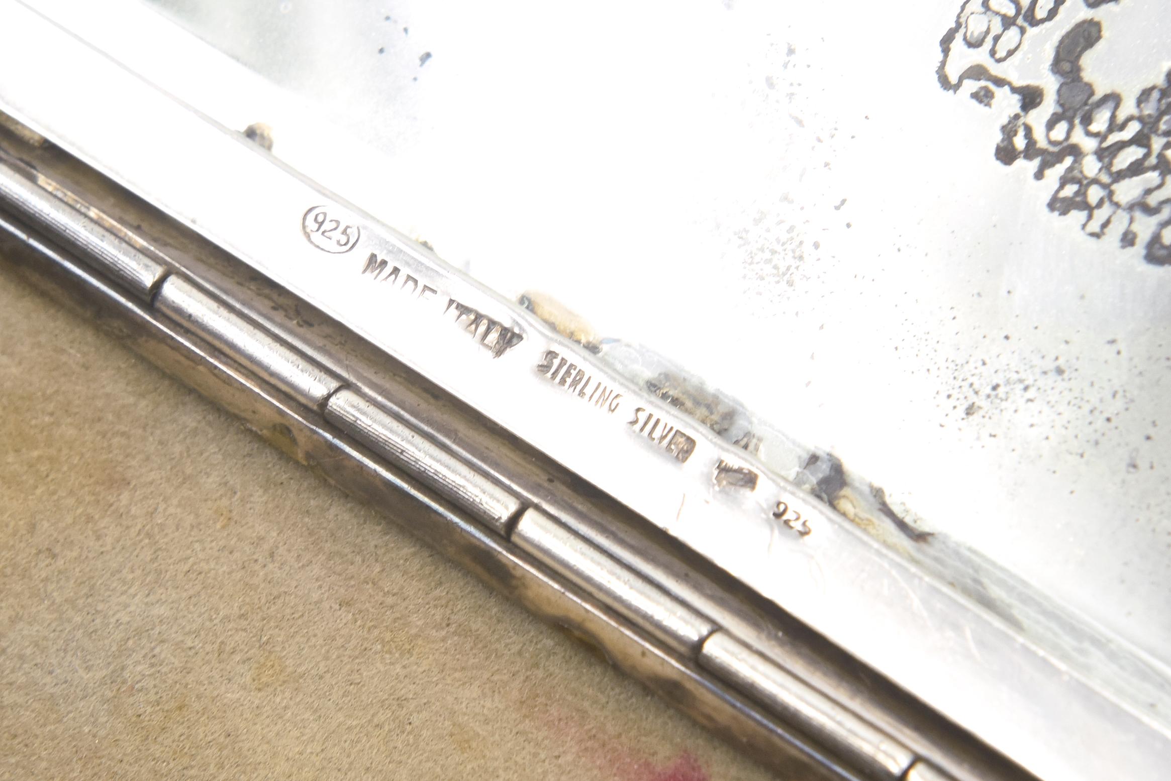 Italian Sterling Evening Bag Clutch By Marchi Leonello 2