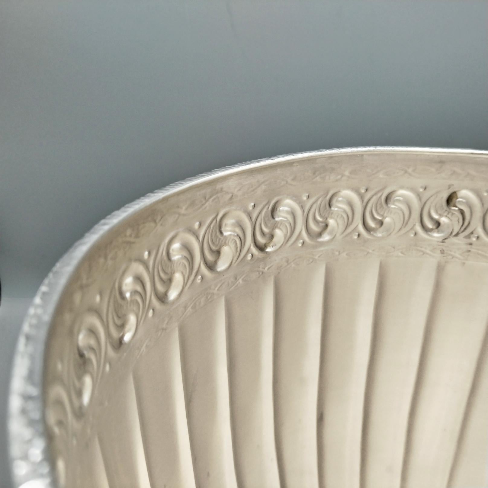 Cubitera de champán de plata de ley italiana Hecho a mano en venta