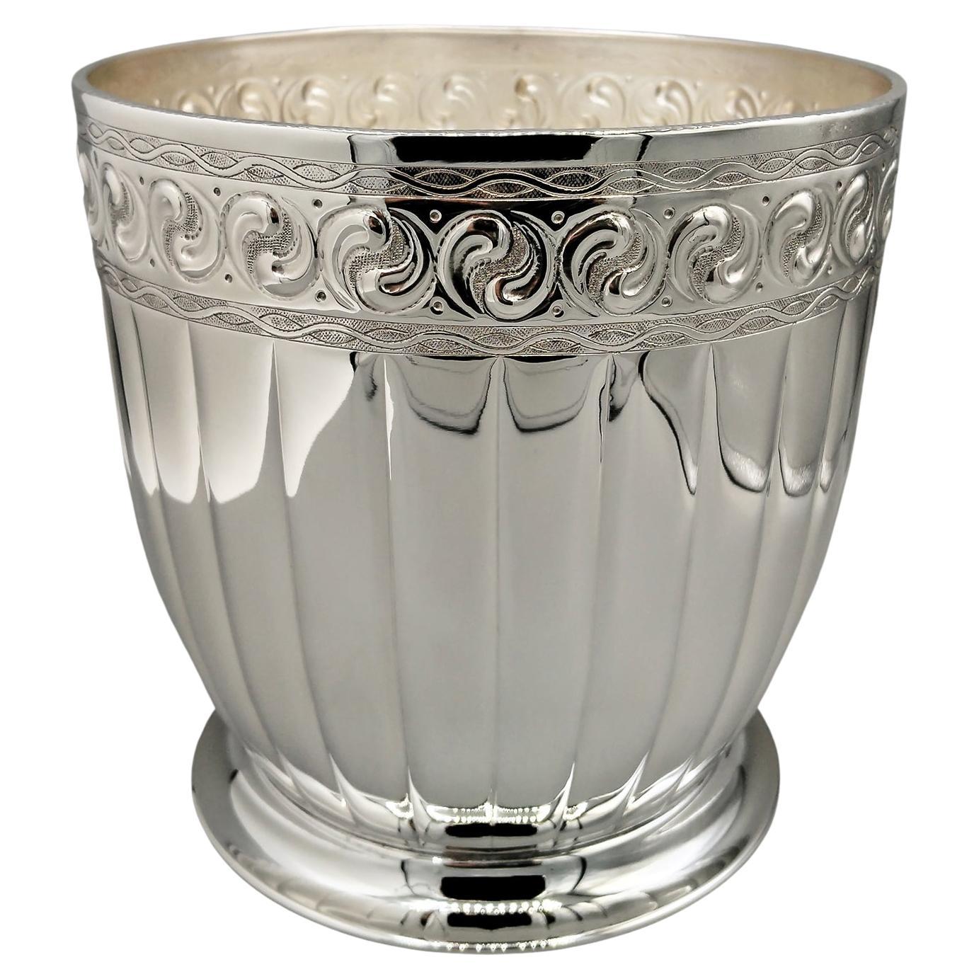 Italian Sterling Silver Champagne Bucket