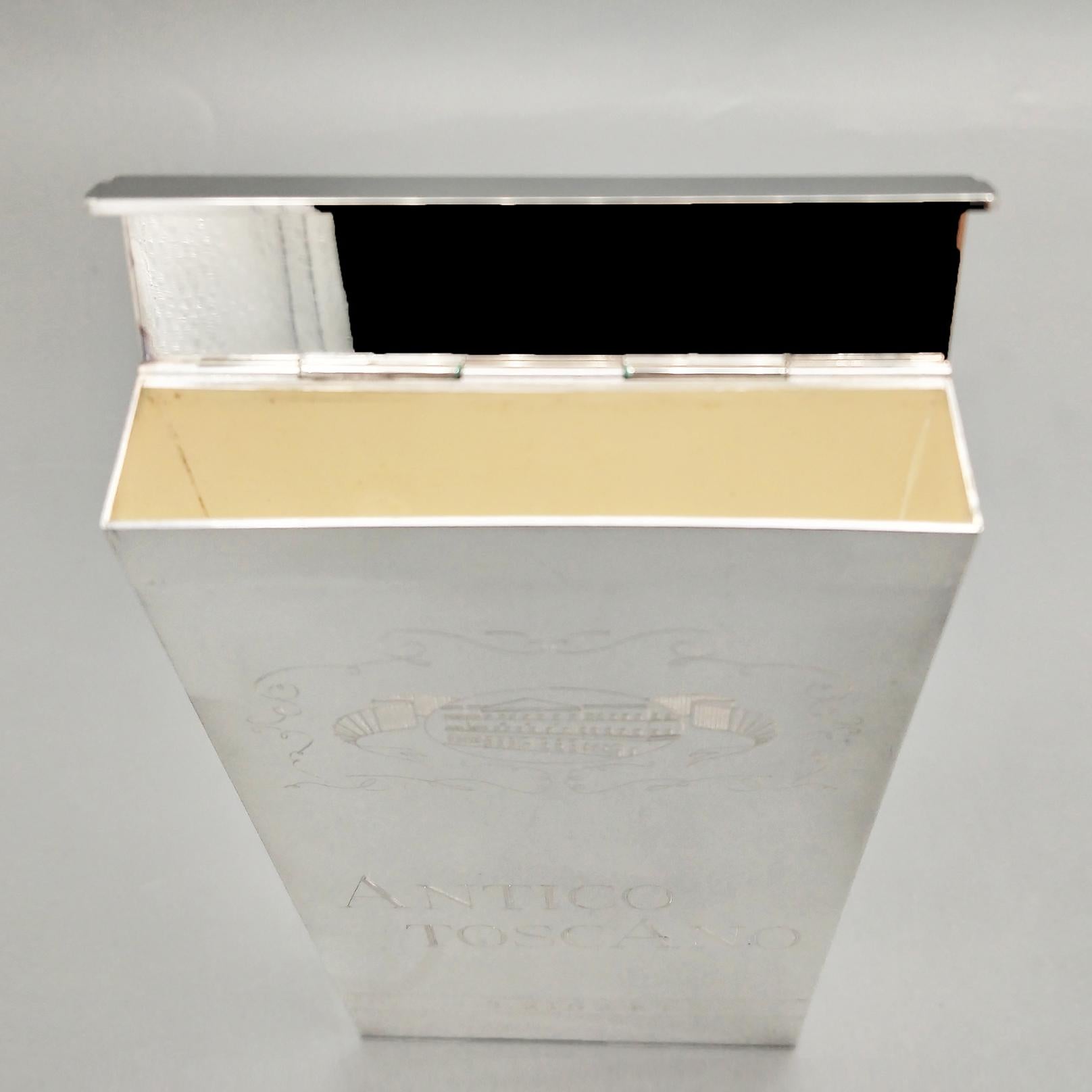Italian Sterling Silver Cigar Box with 