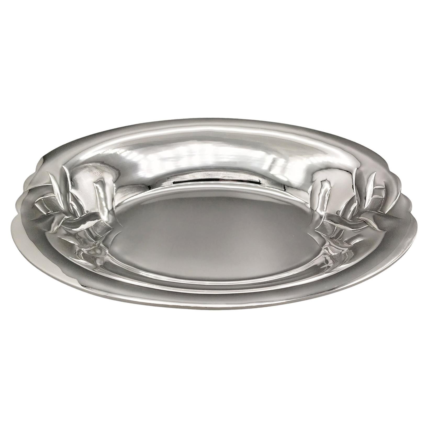 Italian Sterling Silver oval centerpiece