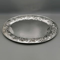 Italian Sterling Silver Oval tray