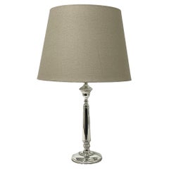 Lámpara de mesa italiana de plata de ley de Zipoli y Di Ricci, 1954-1971