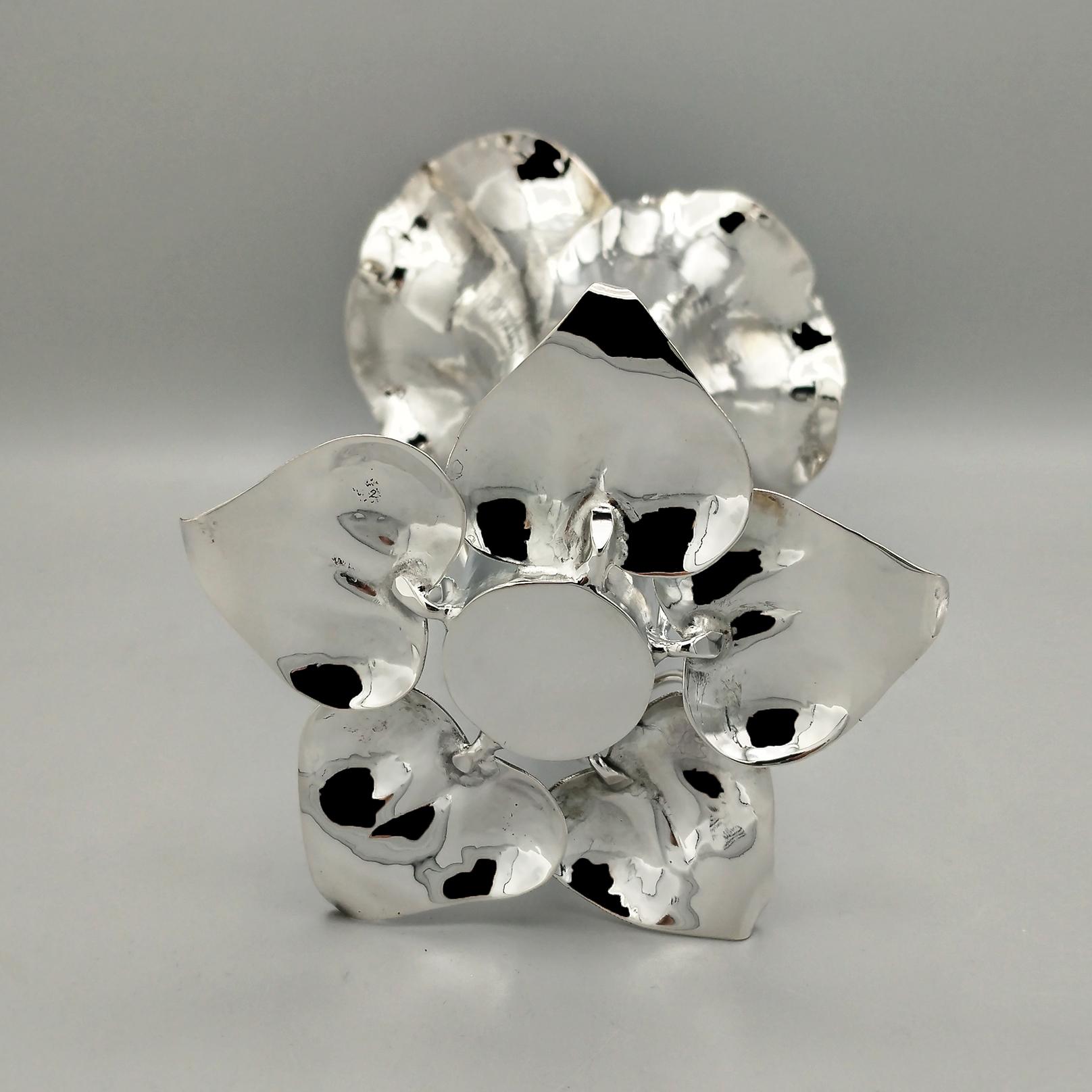 italian Sterling Silver Vase in vendita 3