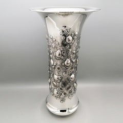 italian Sterling Silver Vase