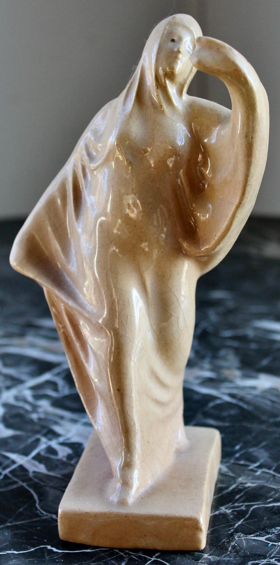 Greco classico Ballerina floreale in stile italiano firmata 