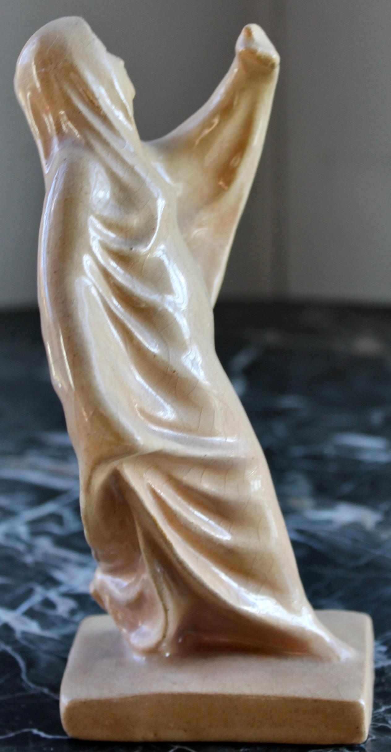 XX secolo Ballerina floreale in stile italiano firmata 