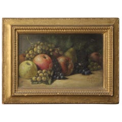 Italian Still Life Painting with Fruit, 20th Century
