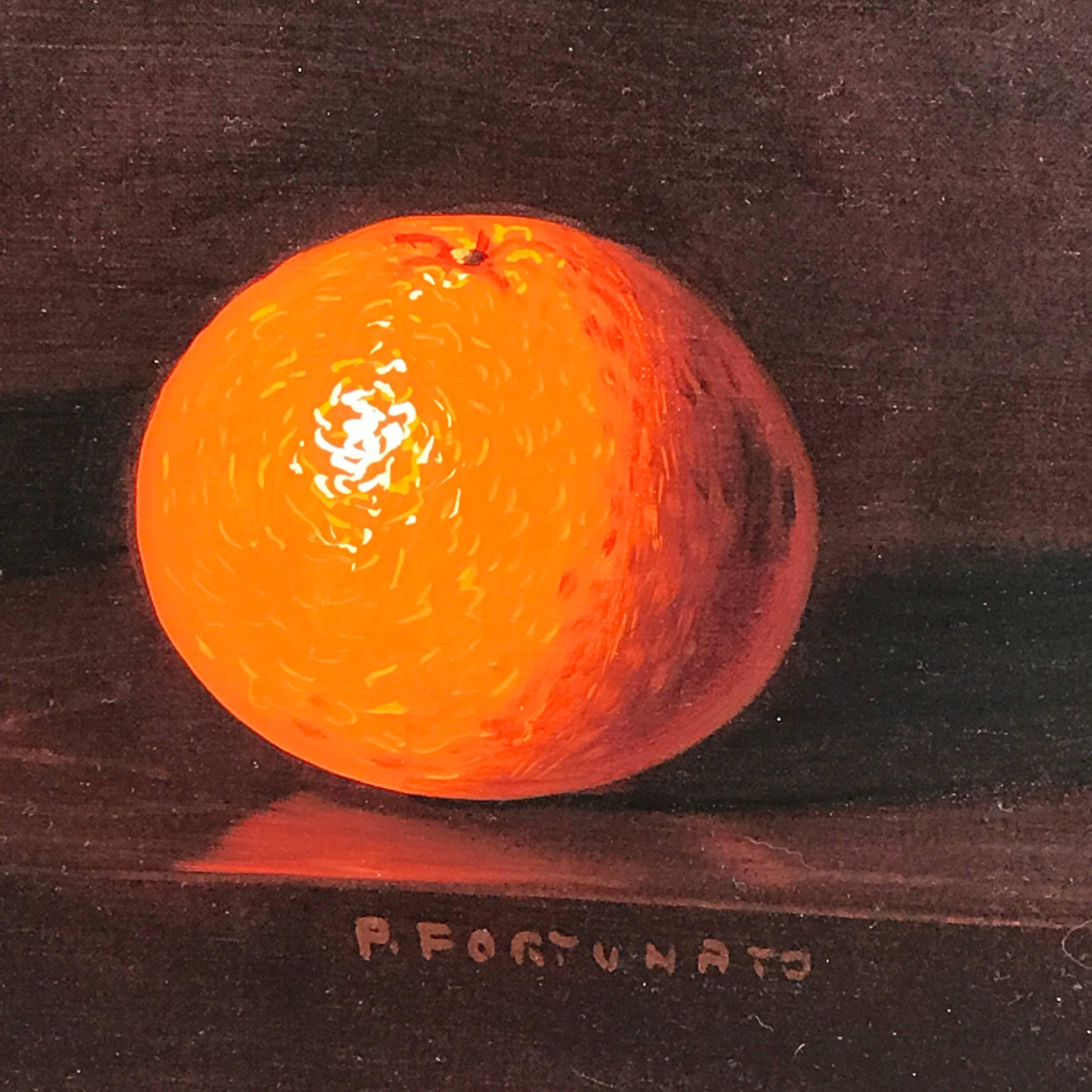 Italian Still Life Persimmons & Copper, by P. Fortunato 3