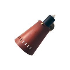 Vintage Italian Stilnovo Metal Wall Light, 1950s