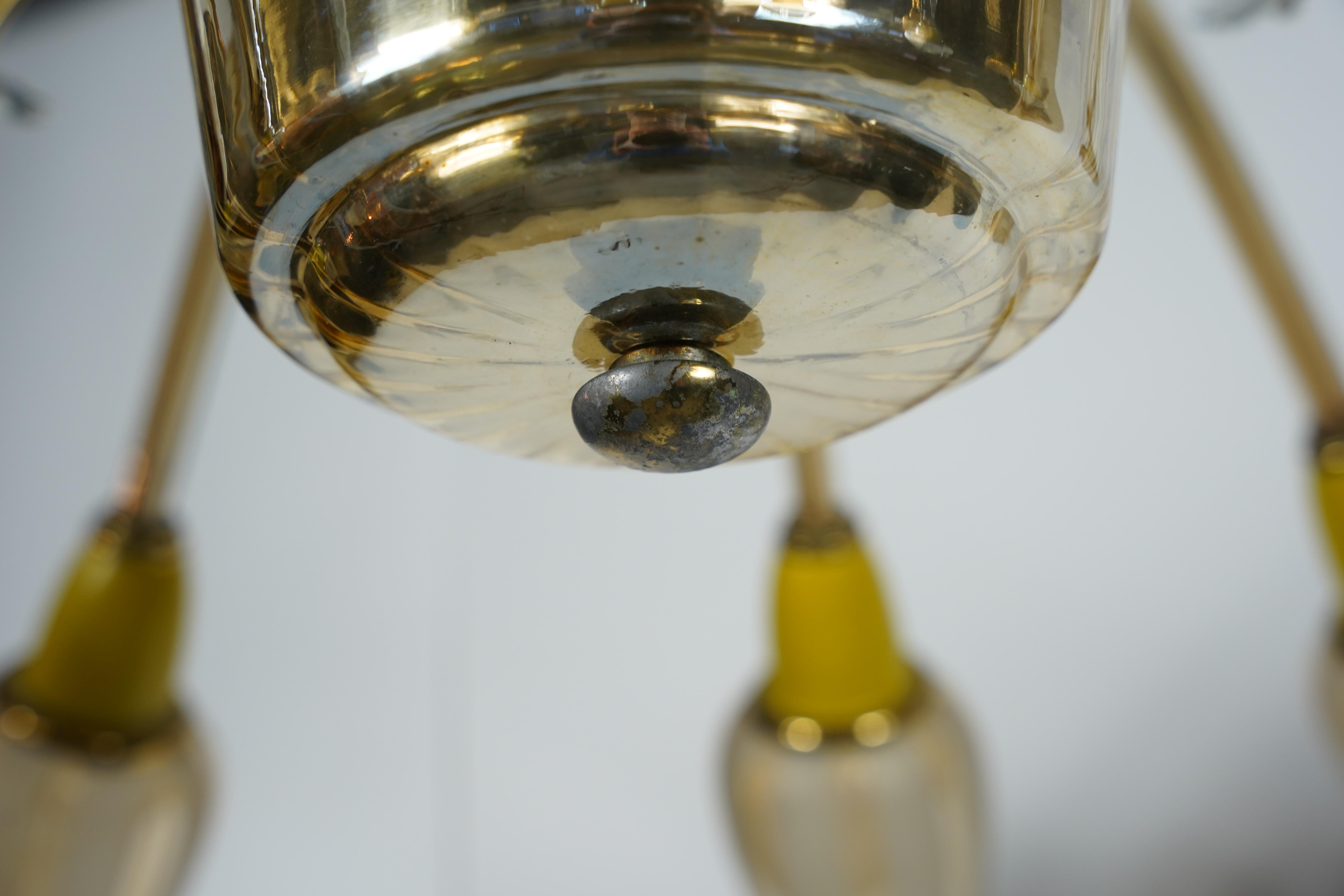 Lampadario italiano Stilnovo Sputnik, Italia, 1950 in vendita 18
