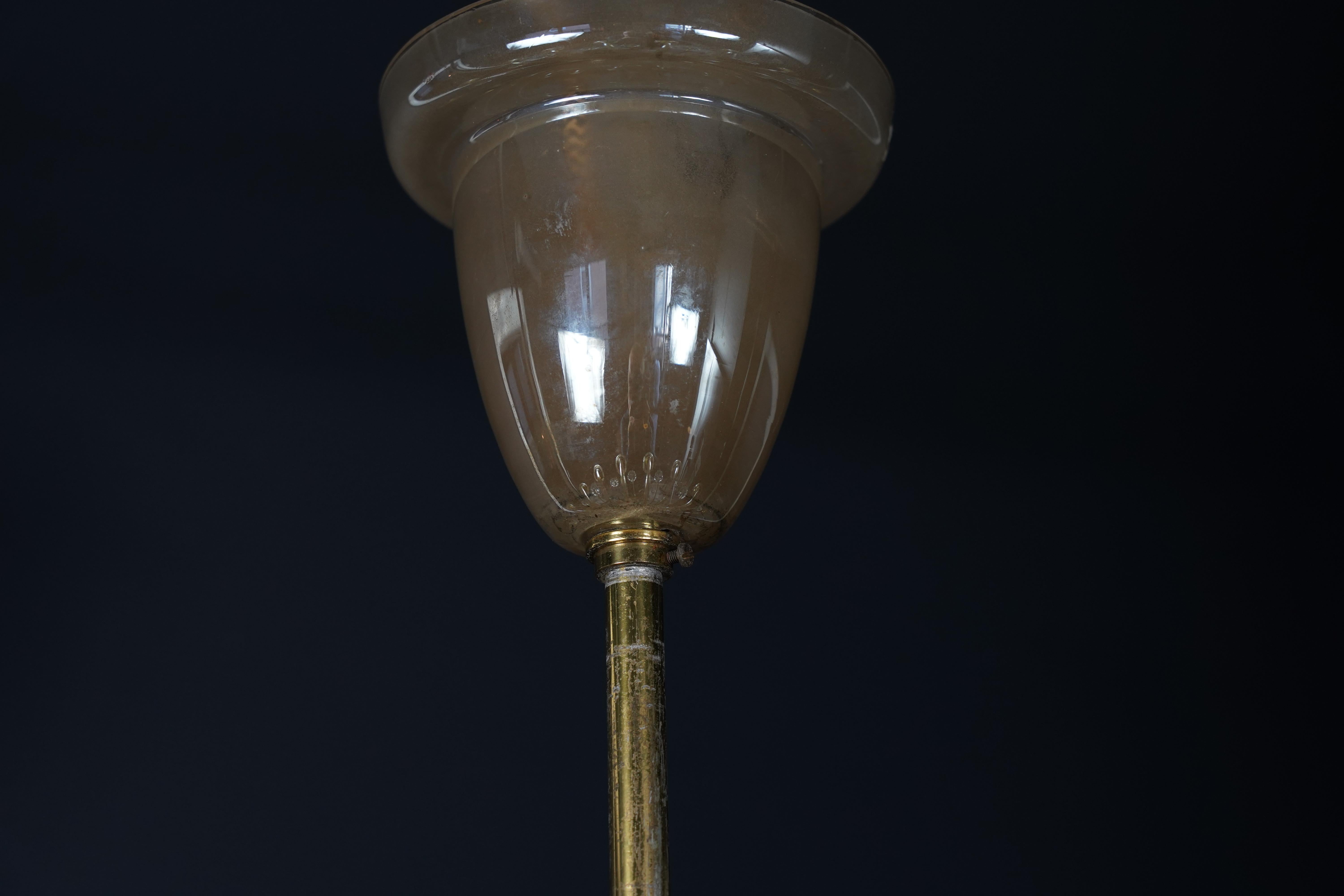 XX secolo Lampadario italiano Stilnovo Sputnik, Italia, 1950 in vendita