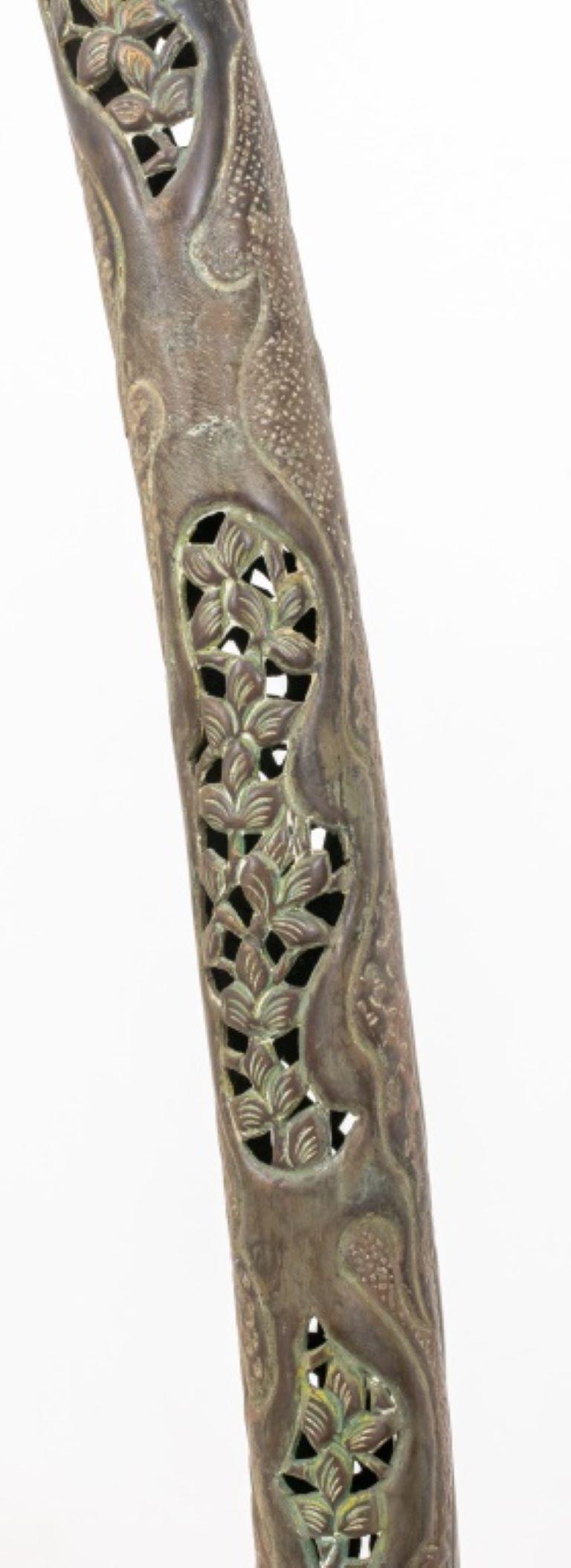 Brass Italian Stilnovo Style Mid-Century Manner Pendant For Sale