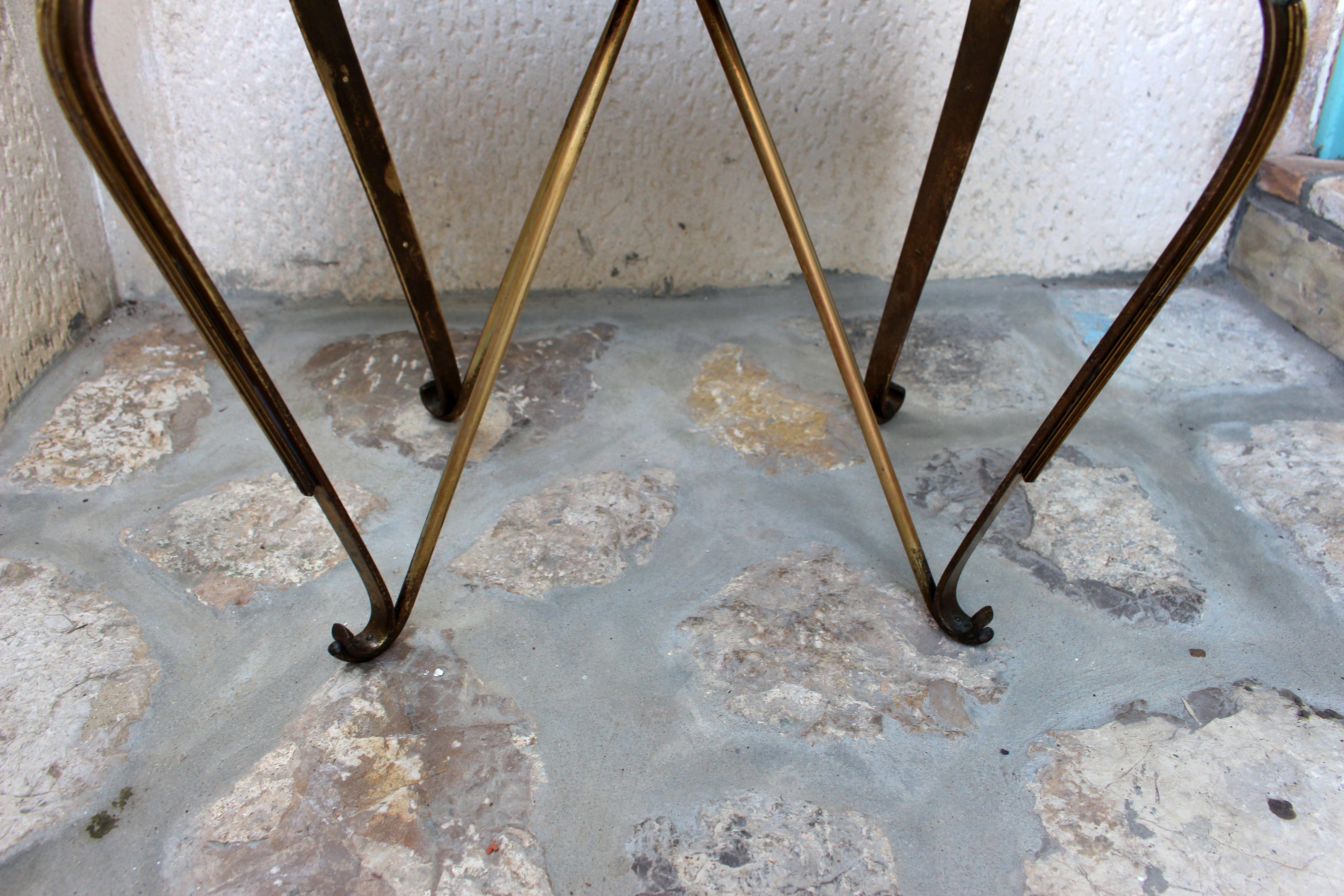 Italian Stool by Pier Luigi Colli In Good Condition For Sale In Los Angeles, CA