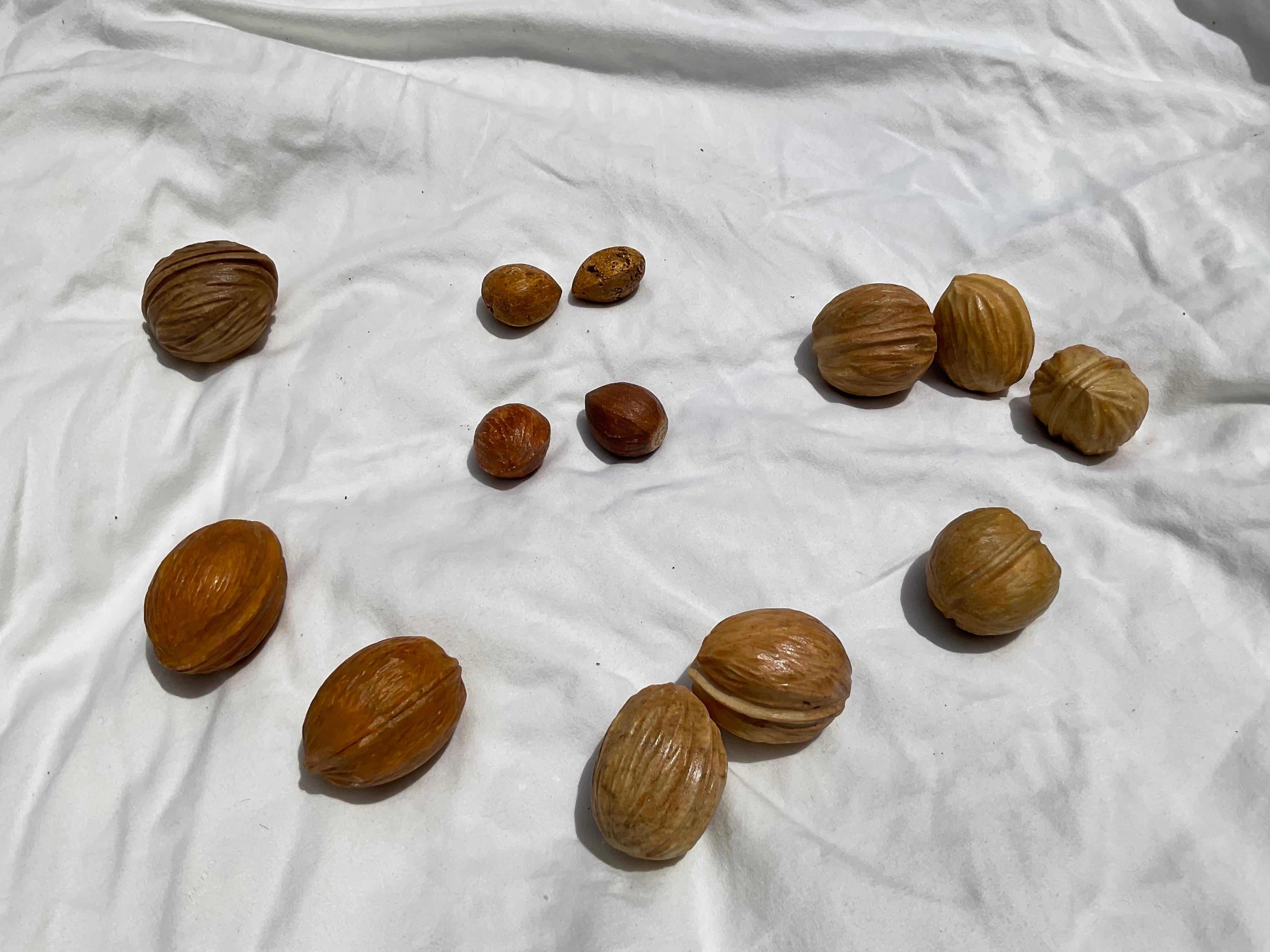 Italian Stone Assorted Nuts, 13 For Sale 1