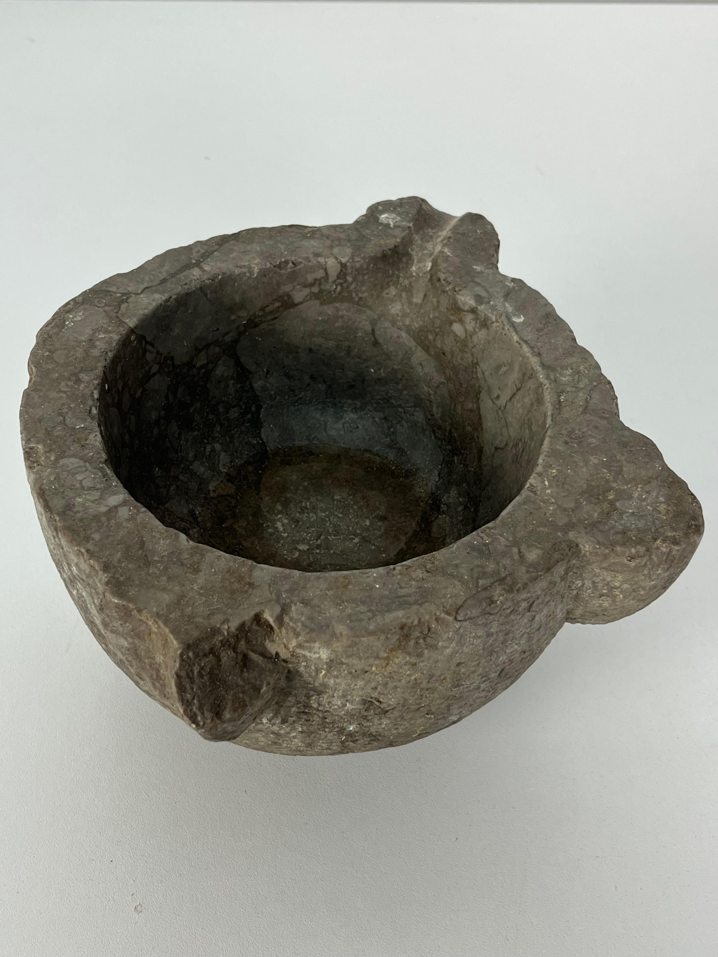 Italian Stone Mortar, 1930s For Sale 10