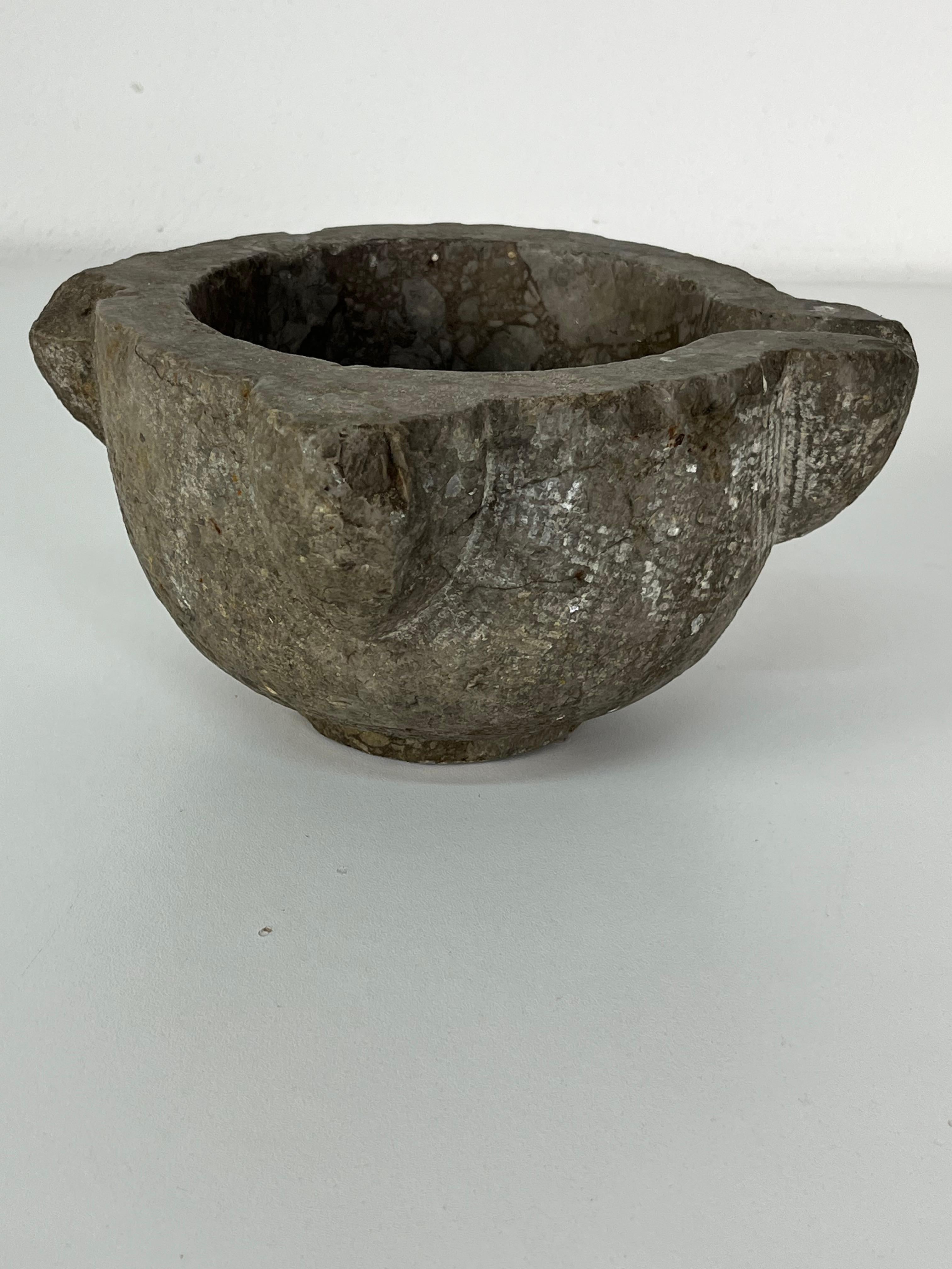 Italian Stone Mortar, 1930s For Sale 1