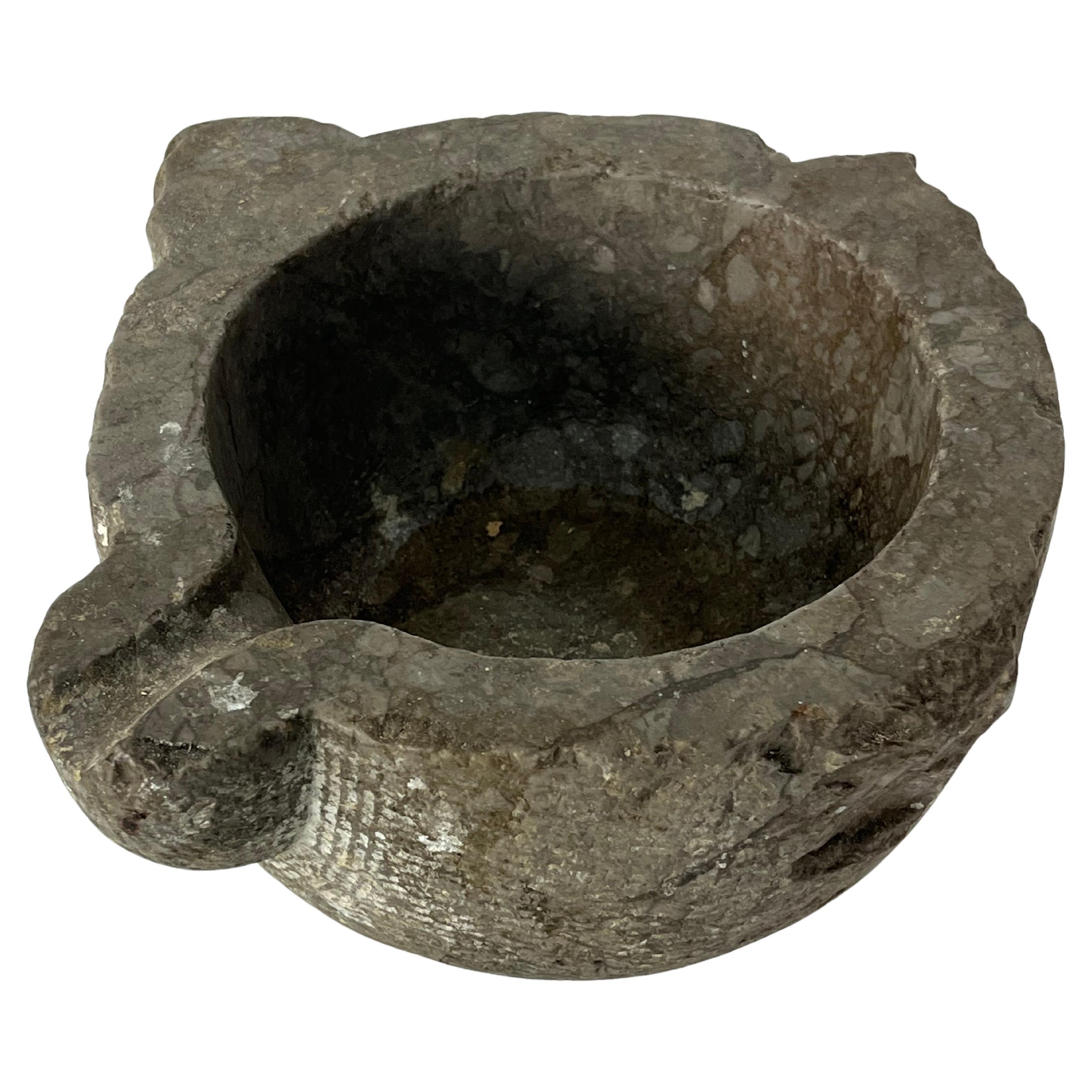 Italian Stone Mortar, 1930s For Sale