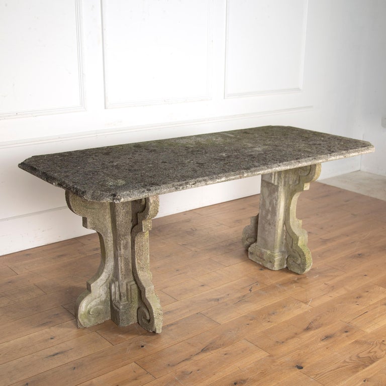 Italian Stone Table at 1stDibs