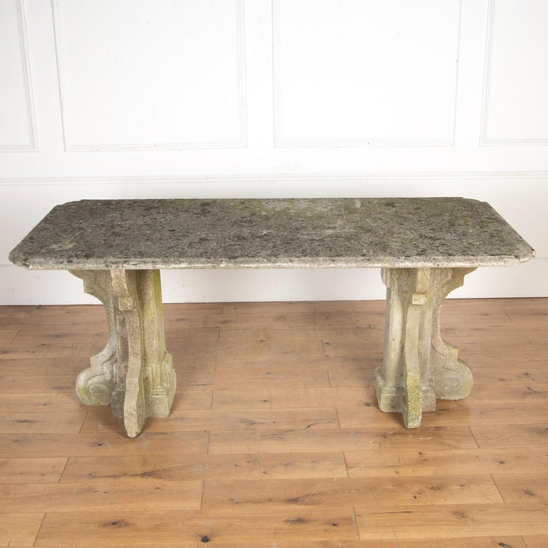 Italian Stone Table For Sale at 1stDibs