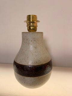Lampe italienne en grès de Bruno Gambone, années 1970