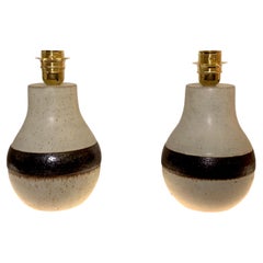Italian Stoneware Lamps by Bruno Gambone, 1970s