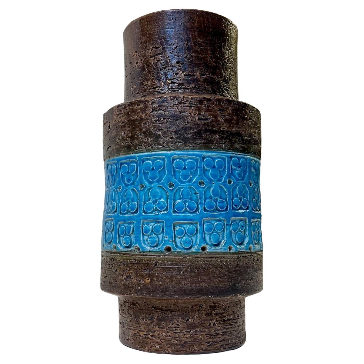 Italian Stoneware Vase by Aldo Londi for Bitossi, 1960s