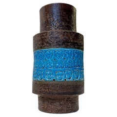 Italian Stoneware Vase by Aldo Londi for Bitossi, 1960s