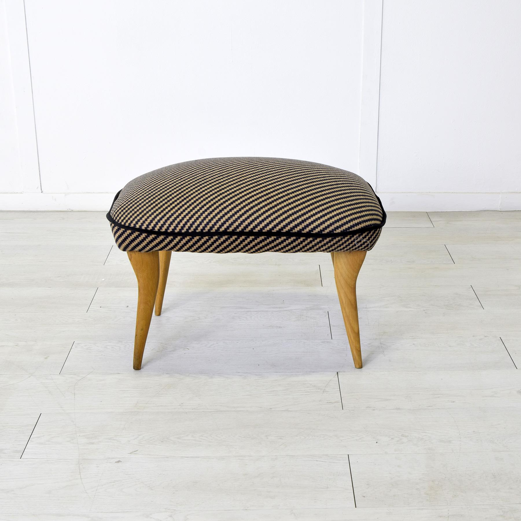 Mid-20th Century Italian stool from the 1960s in vendita