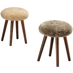 Tabourets Mid-Century Modern