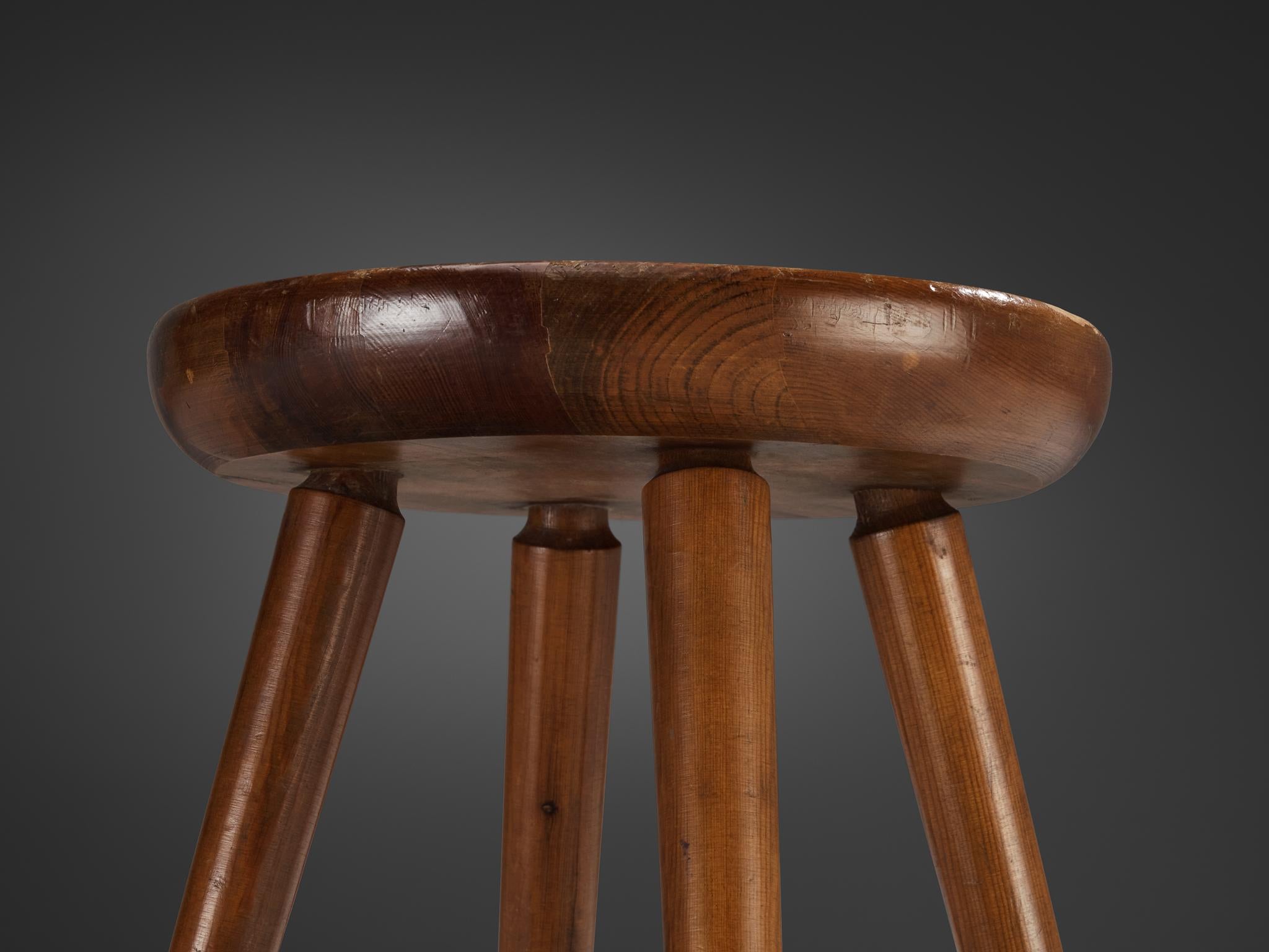 Tabourets ou tables d'appoint italiens en pin massif en vente 2