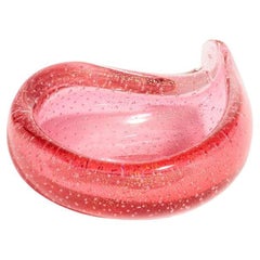 Vintage Italian Strawberry Pink Teardrop Catchall