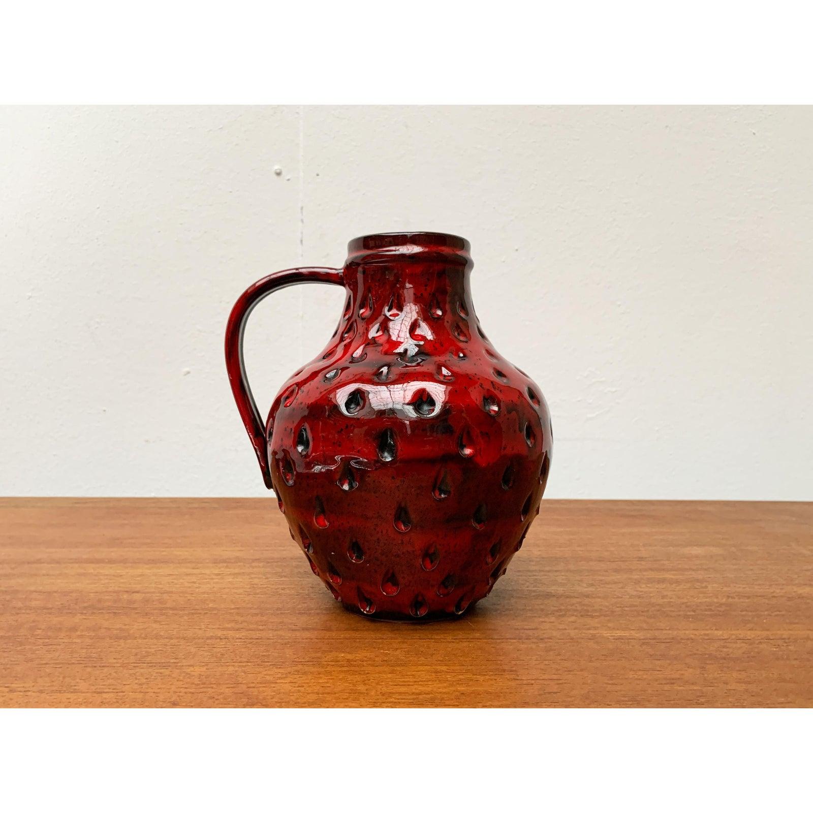 Vaso italiano in ceramica a forma di fragola di Fratelli Fanciullacci per Bitossi, anni '60 in vendita 4