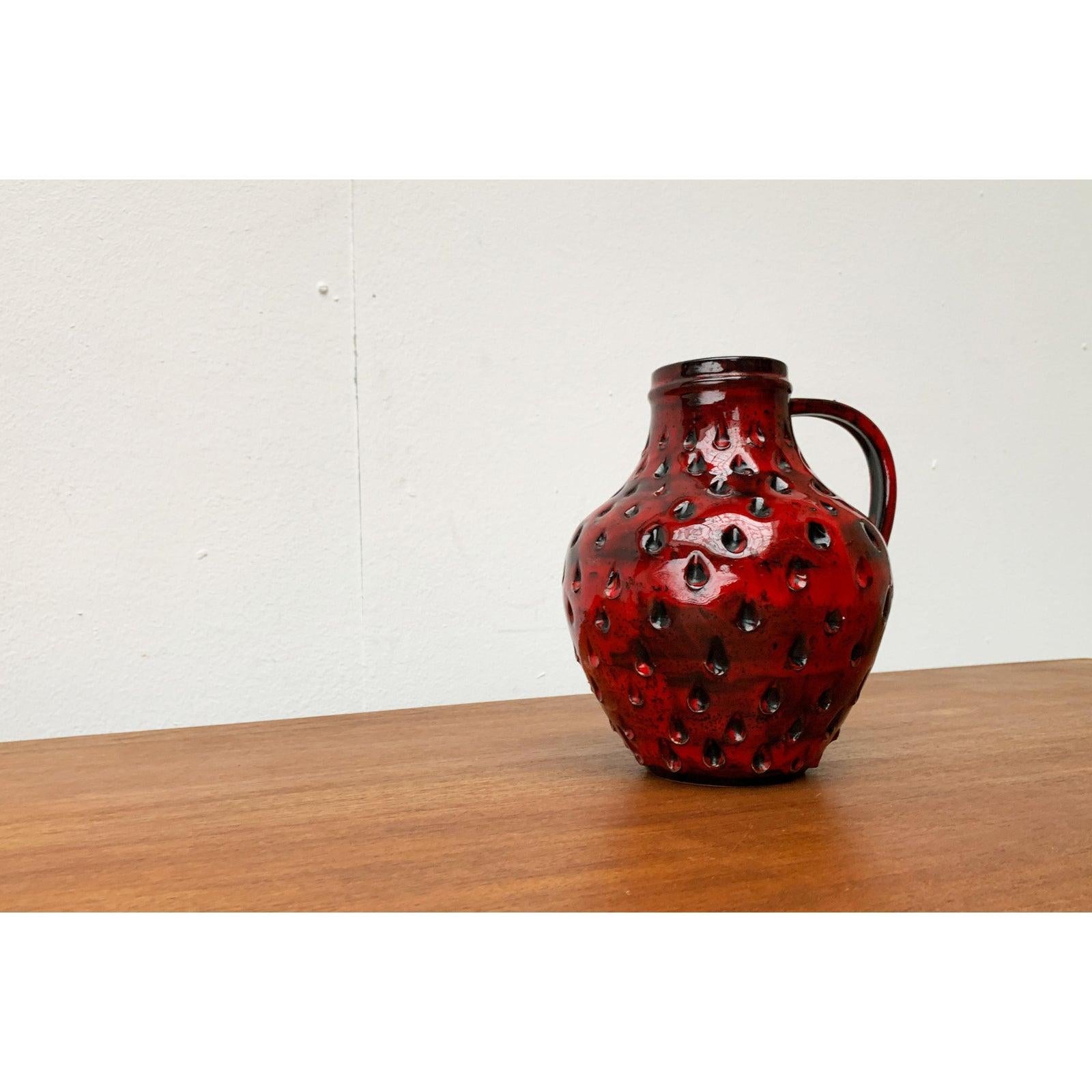 Vaso italiano in ceramica a forma di fragola di Fratelli Fanciullacci per Bitossi, anni '60 in vendita 5