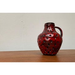 Italian Strawberry Pottery Vase by Fratelli Fanciullacci for Bitossi, 1960s