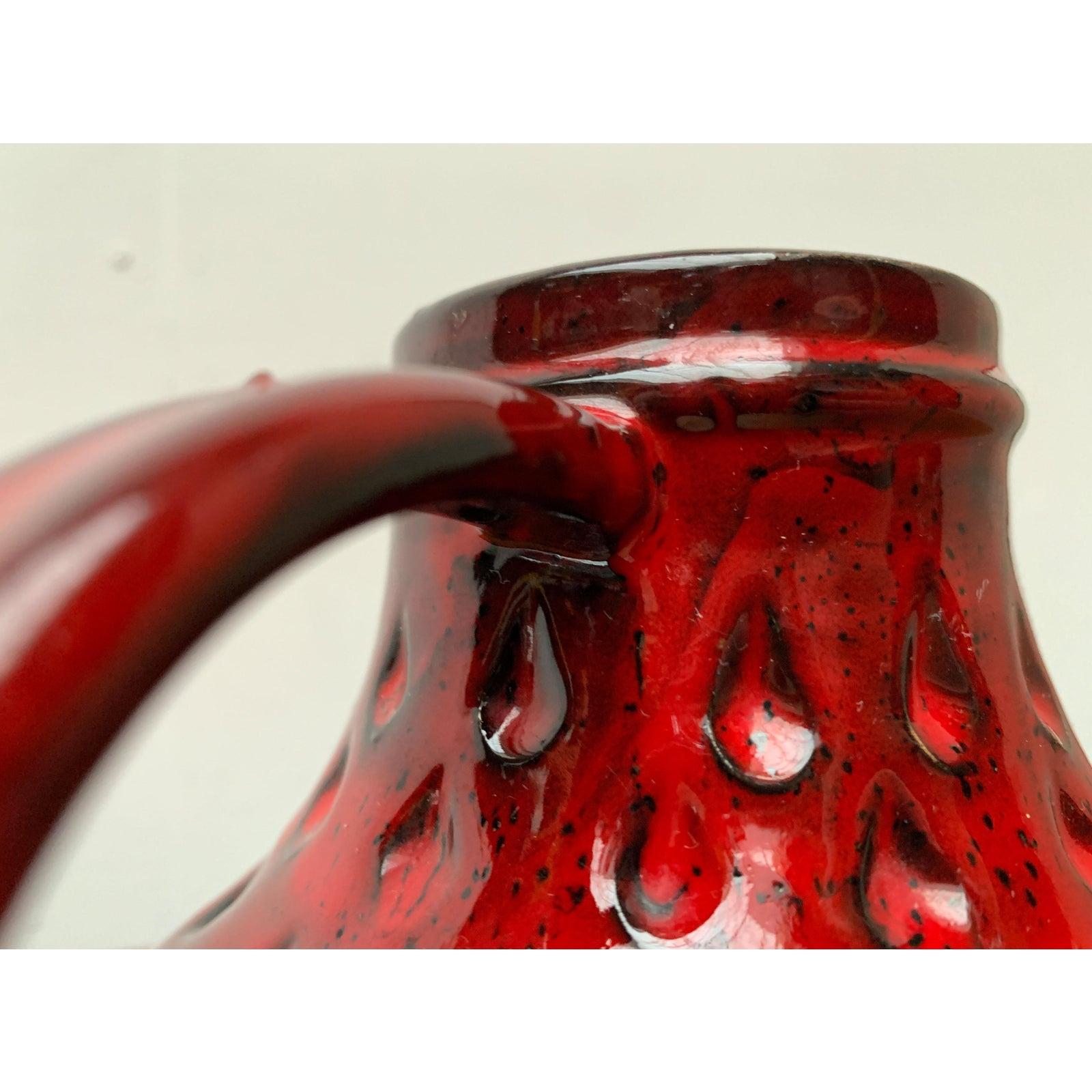 Mid-Century moderno Vaso italiano in ceramica a forma di fragola di Fratelli Fanciullacci per Bitossi, anni '60 in vendita