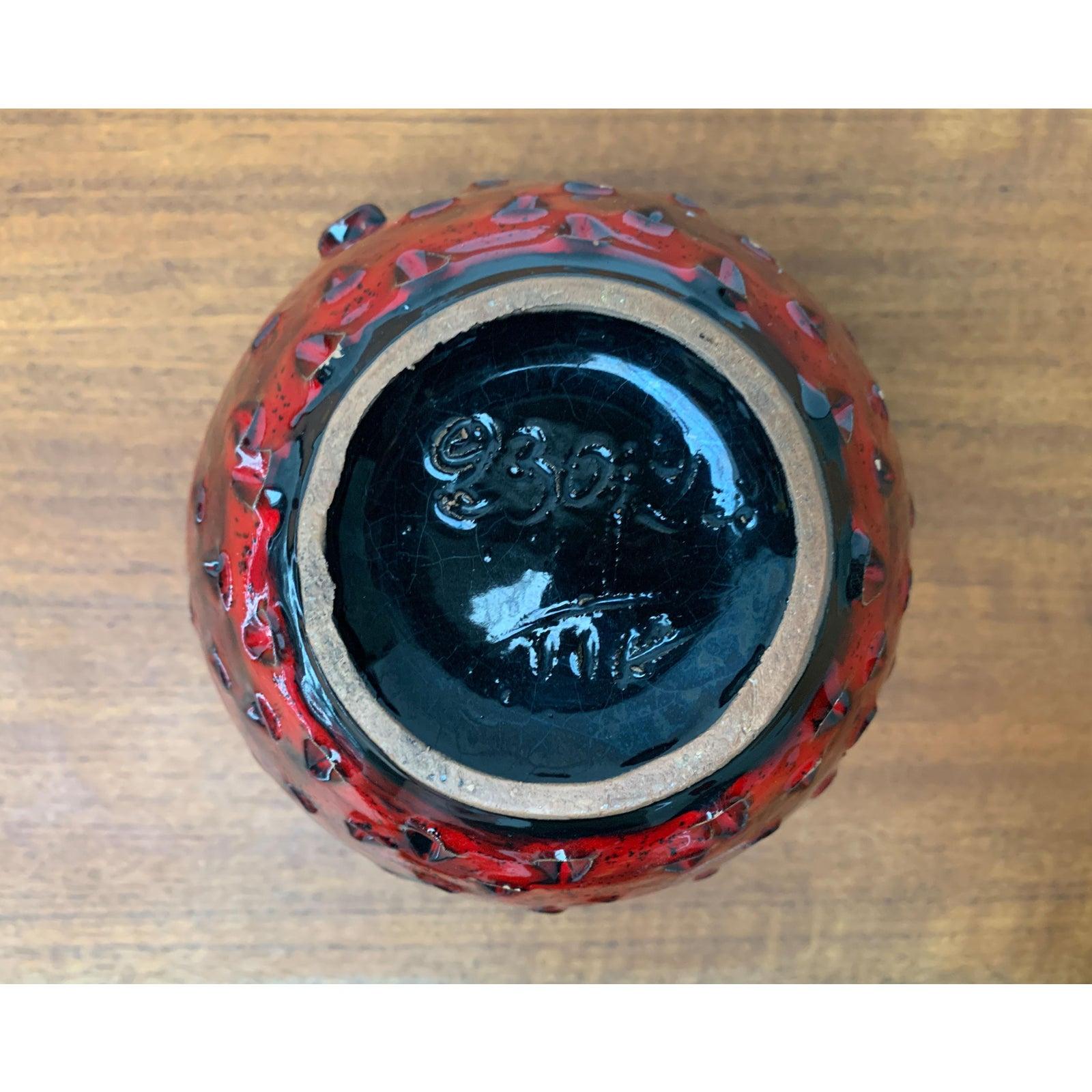Ceramica Vaso italiano in ceramica a forma di fragola di Fratelli Fanciullacci per Bitossi, anni '60 in vendita