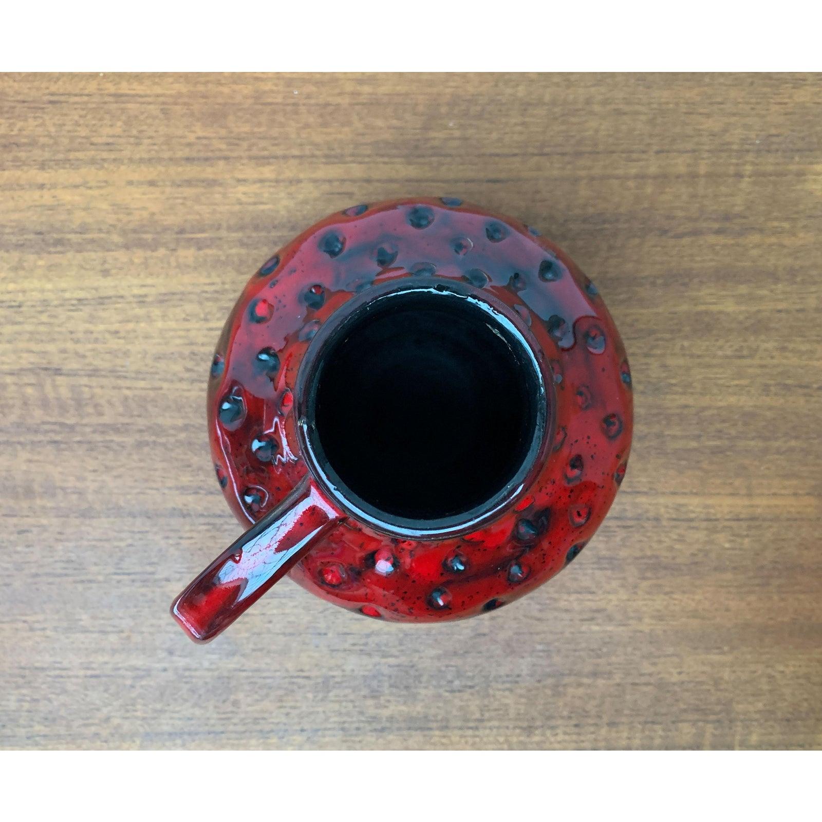 Vaso italiano in ceramica a forma di fragola di Fratelli Fanciullacci per Bitossi, anni '60 in vendita 1
