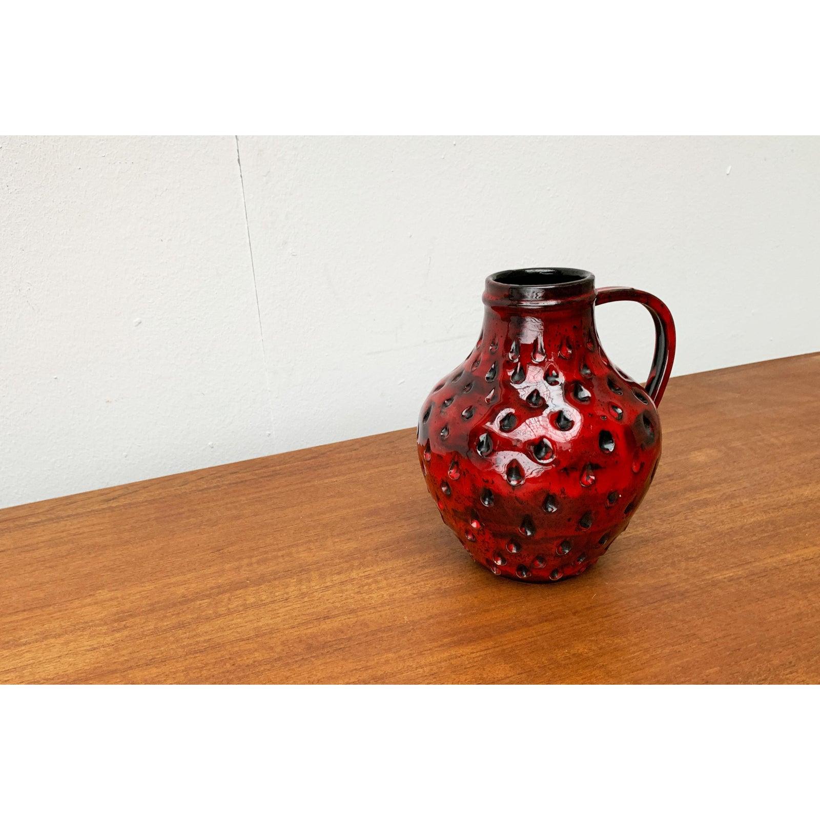 Vaso italiano in ceramica a forma di fragola di Fratelli Fanciullacci per Bitossi, anni '60 in vendita 2