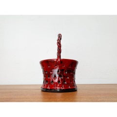 Italian Strawberry Pottery Vase by Fratelli Fantullacci for Bitossi, 1960s