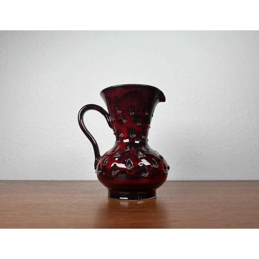 Mid-Century moderno Vaso a caraffa in Studio Pottery di Fratelli Fantullacci, anni '60 in vendita
