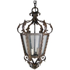 Italian Style Exterior Heavy Iron Lantern