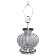 Glas-Tischlampe im italienischen Stil