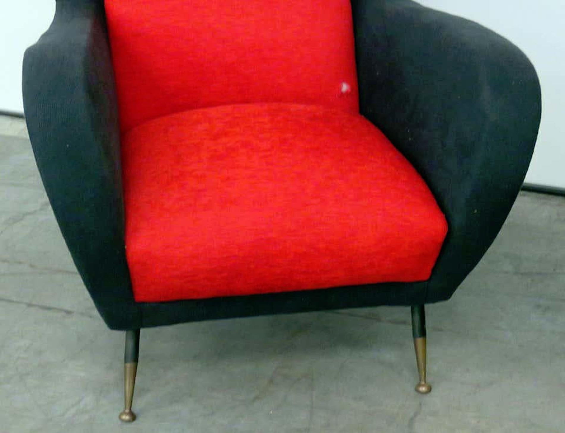 Mid-20th Century Italian Style Lounge Chairs For Sale