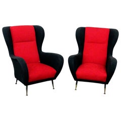 Retro Italian Style Lounge Chairs