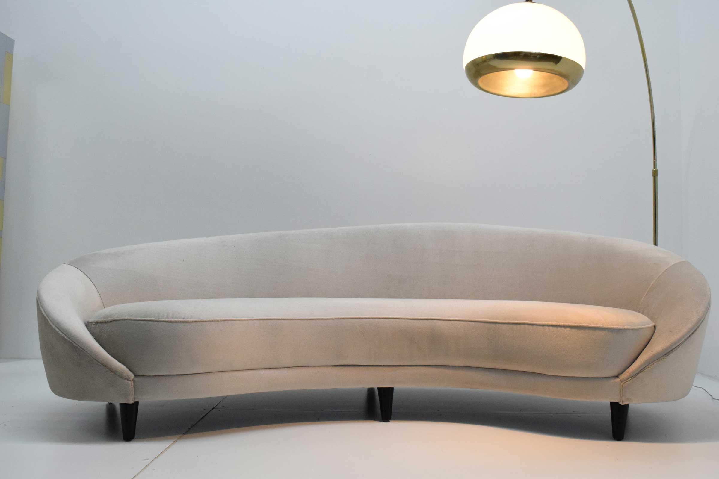 Italian Style Marble Base Arc Floor Lamp by Laurel Lamp Co. 1