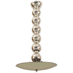 Italian Style Post-War Glass Ball Chandelier